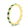 Load image into Gallery viewer, 1-carat-french-pave-eternity-emerald-wedding-ring-in-yellow-gold-fdwb11697rogemgrangle2-nl-yg.jpg