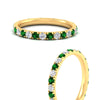 Load image into Gallery viewer, 1-carat-french-pave-eternity-emerald-wedding-ring-in-yellow-gold-fdwb11697rogemgrangle3-nl-yg.jpg