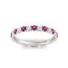 Load image into Gallery viewer, 1-carat-french-pave-eternity-pink-sapphire-wedding-ring-in-white-gold-fdwb11697rogsadrpiangle5-nl-wg.jpg