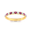 Load image into Gallery viewer, 1-carat-french-pave-eternity-pink-sapphire-wedding-ring-in-yellow-gold-fdwb11697rogsadrpiangle5-nl-yg.jpg