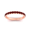 Load image into Gallery viewer, 1-carat-french-pave-eternity-ruby-wedding-band-in-rose-gold-fdwb11697rogrudrangle5-nl-rg-gs.jpg