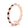 Load image into Gallery viewer, 1-carat-french-pave-eternity-ruby-wedding-ring-in-rose-gold-fdwb11697rogrudrangle2-nl-rg-hw.jpg