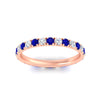 Load image into Gallery viewer, 1-carat-french-pave-eternity-sapphire-wedding-ring-in-rose-gold-fdwb11697rogsablangle5-nl-rg.jpg