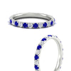 Load image into Gallery viewer, 1-carat-french-pave-eternity-sapphire-wedding-ring-in-white-gold-fdwb11697rogsablangle3-nl-wg.jpg