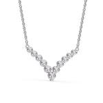 Load image into Gallery viewer, 1-carat-graduated-diamond-v-shaped-necklace-in-FDNK8068ANGLE1-1.00-CT-NL-WG
