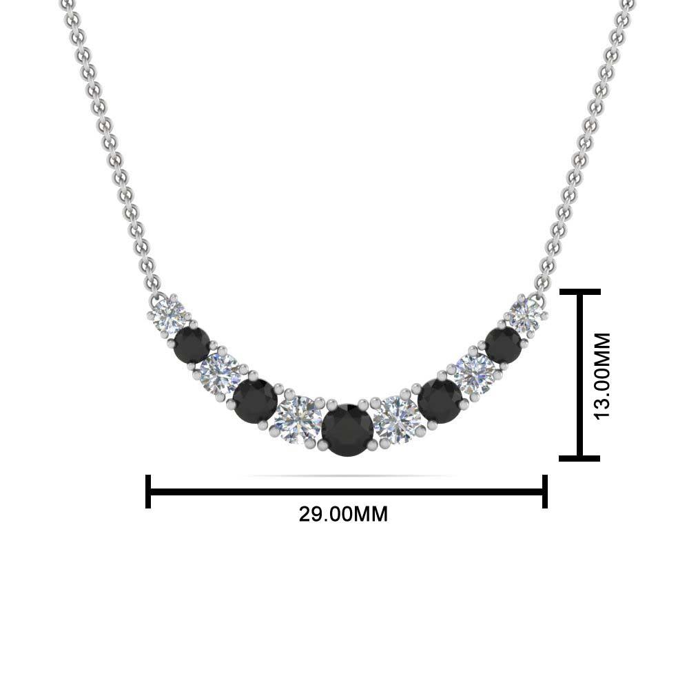 1-carat-graduated-smile-necklace-with-black-diamond-in-FDPD9195GBLACK-NL-WG