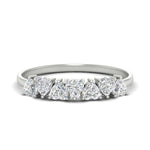 Load image into Gallery viewer, 1-carat-heart-shape-diamond-wedding-band-in-white-gold-FD9600HTB-1.00_20CT-NL-WG
