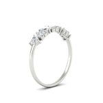 Load image into Gallery viewer, 1-carat-heart-shape-diamond-wedding-band-in-white-gold-FD9600HTBANGLE2-1.00_20CT-NL-WG
