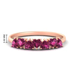 Load image into Gallery viewer, 1-carat-heart-shape-pink-sapphire-wedding-band-in-rose-gold-FD9600HTBGSADRPI-1.00_20CT-NL-RG-HW
