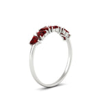 Load image into Gallery viewer, 1-carat-heart-shape-ruby-wedding-band-in-white-gold-FD9600HTBGRUDRANGLE2-1.00_20CT-NL-WG
