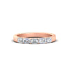 Load image into Gallery viewer, 1-carat-horizontal-emerald-cut-wedding-band-in-rose-gold-FD8126EMB-1.00CT-NL-RG