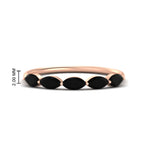 Load image into Gallery viewer, 1-carat-horizontal-marquise-black-onyx-anniversary-band-in-rose-gold-FD9346MQBGBLACKANGLE3-1.00CT-NL-RG
