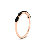Load image into Gallery viewer, 1-carat-horizontal-marquise-black-onyx-anniversary-band-in-rose-gold-FD9346MQBGBLACKANGLE3-1.00CT-NL-RG
