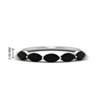 Load image into Gallery viewer, 1-carat-horizontal-marquise-black-onyx-anniversary-band-in-white-gold-FD9346MQBGBLACKANGLE3-1.00CT-NL-WG
