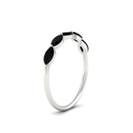 Load image into Gallery viewer, 1-carat-horizontal-marquise-black-onyx-anniversary-band-in-white-gold-FD9346MQBGBLACKANGLE3-1.00CT-NL-WG
