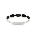 Load image into Gallery viewer, 1-carat-horizontal-marquise-black-onyx-anniversary-band-in-white-gold-FD9346MQBGBLACKANGLE3-1.00CT-NL-WG
