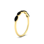 Load image into Gallery viewer, 1-carat-horizontal-marquise-black-onyx-anniversary-band-in-yellow-gold-FD9346MQBGBLACKANGLE3-1.00CT-NL-YG
