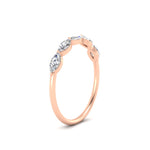 Load image into Gallery viewer, 1-carat-horizontal-marquise-diamond-anniversary-band-in-rose-gold-FD9346MQBANGLE3-1.00CT-NL-RG
