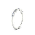 Load image into Gallery viewer, 1-carat-horizontal-marquise-diamond-anniversary-band-in-white-gold-FD9346MQBANGLE3-1.00CT-NL-WG
