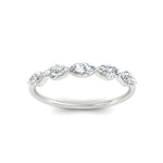 Load image into Gallery viewer, 1-carat-horizontal-marquise-diamond-anniversary-band-in-white-gold-FD9346MQBANGLE3-1.00CT-NL-WG
