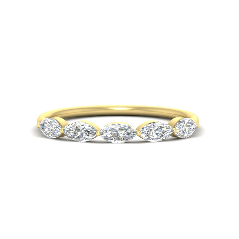 1-carat-horizontal-marquise-diamond-anniversary-band-in-yellow-gold-FD9346MQBANGLE3-1.00CT-NL-YG
