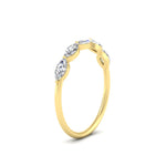 Load image into Gallery viewer, 1-carat-horizontal-marquise-diamond-anniversary-band-in-yellow-gold-FD9346MQBANGLE3-1.00CT-NL-YG

