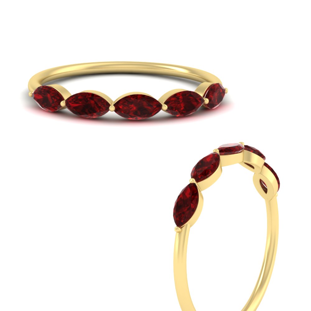 1-carat-horizontal-marquise-ruby-anniversary-band-in-yellow-gold-FD9346MQBGRUDRANGLE3-1.00CT-NL-YG