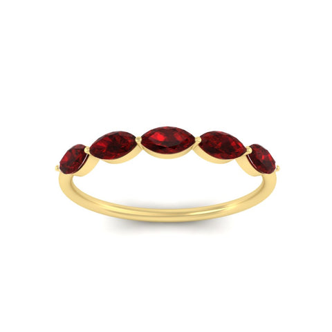 1-carat-horizontal-marquise-ruby-anniversary-band-in-yellow-gold-FD9346MQBGRUDRANGLE3-1.00CT-NL-YG