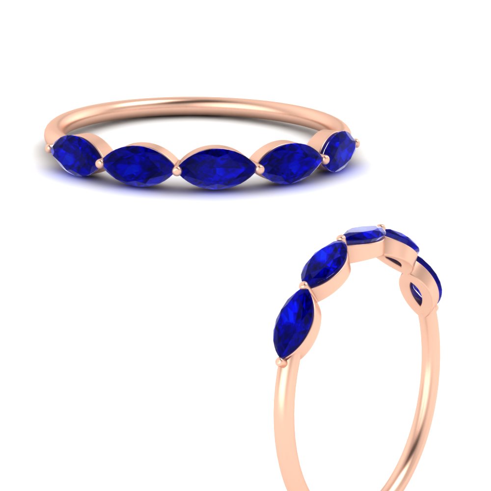 1-carat-horizontal-marquise-sapphire-anniversary-band-in-rose-gold-FD9346MQBGSABLANGLE3-1.00CT-NL-RG