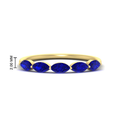 1-carat-horizontal-marquise-sapphire-anniversary-band-in-yellow-gold-FD9346MQBGSABLANGLE3-1.00CT-NL-YG