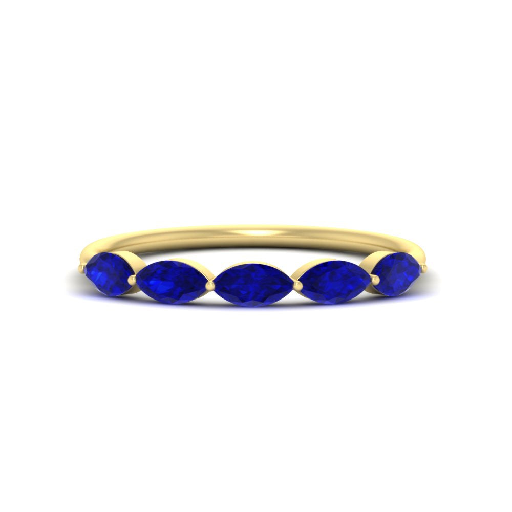 1-carat-horizontal-marquise-sapphire-anniversary-band-in-yellow-gold-FD9346MQBGSABLANGLE3-1.00CT-NL-YG
