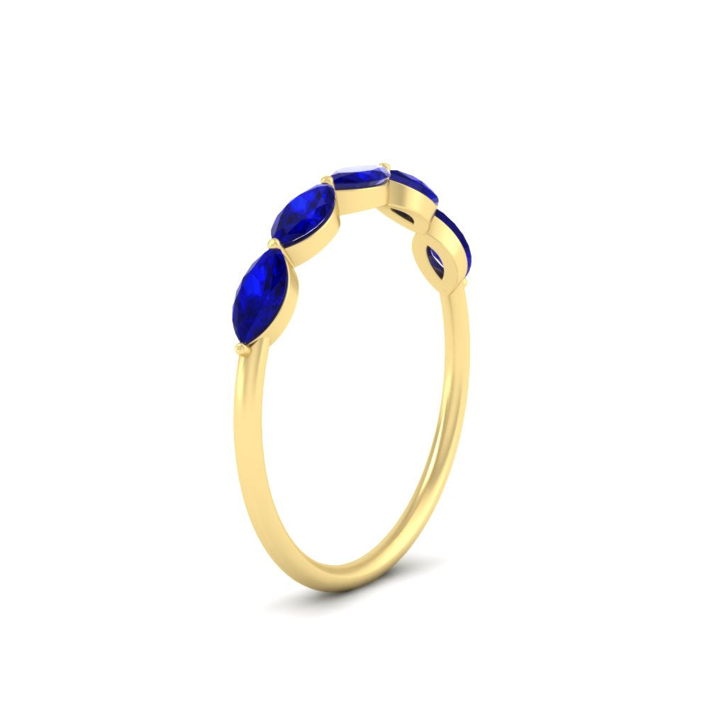 1-carat-horizontal-marquise-sapphire-anniversary-band-in-yellow-gold-FD9346MQBGSABLANGLE3-1.00CT-NL-YG