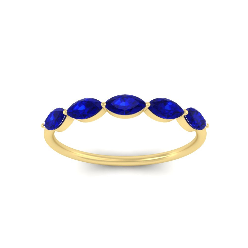 1-carat-horizontal-marquise-sapphire-anniversary-band-in-yellow-gold-FD9346MQBGSABLANGLE3-1.00CT-NL-YG