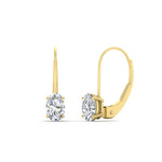 Load image into Gallery viewer, 1-carat-lever-back-oval-diamond-earrings-in-yellow-gold-FDEAR9225OV-1.00CT-NL-YG
