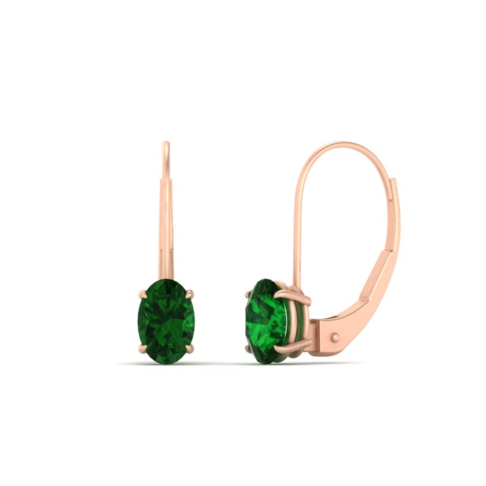 1-carat-lever-back-oval-emerald-earrings-in-rose-gold-FDEAR9225OVGEMGR-1.00CT-NL-RG