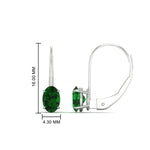 Load image into Gallery viewer, 1-carat-lever-back-oval-emerald-earrings-in-white-gold-FDEAR9225OVGEMGR-1.00CT-NL-WG

