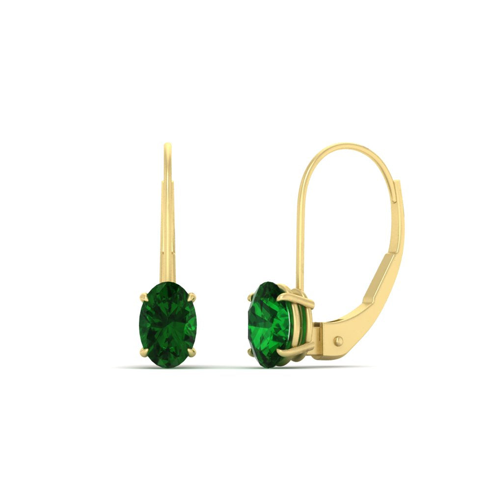 1-carat-lever-back-oval-emerald-earrings-in-yellow-gold-FDEAR9225OVGEMGR-1.00CT-NL-YG
