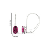 Load image into Gallery viewer, 1-carat-lever-back-oval-pink-sapphire-earrings-in-white-gold-FDEAR9225OVGSADRPI-1.00CT-NL-WG
