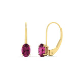 Load image into Gallery viewer, 1-carat-lever-back-oval-pink-sapphire-earrings-in-yellow-gold-FDEAR9225OVGSADRPI-1.00CT-NL-YG

