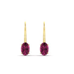 Load image into Gallery viewer, 1-carat-lever-back-oval-pink-sapphire-earrings-in-yellow-gold-FDEAR9225OVGSADRPI-1.00CT-NL-YG
