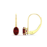 Load image into Gallery viewer, 1-carat-lever-back-oval-ruby-earrings-in-yellow-gold-FDEAR9225OVGRUDR-1.00CT-NL-YG
