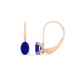 Load image into Gallery viewer, 1-carat-lever-back-oval-sapphire-earrings-in-rose-gold-FDEAR9225OVGSABL-1.00CT-NL-RG
