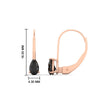 Load image into Gallery viewer, 1-carat-lever-back-pear-shape-black-diamond-earrings-in-rose-gold-FDEAR9225PEGBLACK-1.00CT-NL-RG