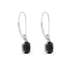 Load image into Gallery viewer, 1-carat-leverback-oval-drop-dangle-black-diamond-earrings-in-white-gold-fdear11236ovgblackangle3-1.00ct-nl-wg.jpg?v=1765455492