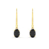 Load image into Gallery viewer, 1-carat-leverback-oval-drop-dangle-black-diamond-earrings-in-yellow-gold-fdear11236ovgblackangle2-1.00ct-nl-yg.jpg?v=1765455492