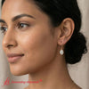 Load image into Gallery viewer, 1-carat-leverback-oval-drop-dangle-diamond-earrings-in-rose-gold-fdear11236ov-model
