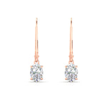 Load image into Gallery viewer, 1-carat-leverback-oval-drop-dangle-diamond-earrings-in-rose-gold-fdear11236ovangle2-1.00ct-nl-rg.jpg?v=1765455492