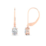Load image into Gallery viewer, 1-carat-leverback-oval-drop-dangle-diamond-earrings-in-rose-gold-fdear11236ovangle4-1.00ct-nl-rg.jpg?v=1765455492