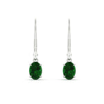 Load image into Gallery viewer, 1-carat-leverback-oval-drop-dangle-emerald-earrings-in-white-gold-fdear11236ovgemgrangle2-1.00ct-nl-wg.jpg?v=1765455492