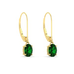 Load image into Gallery viewer, 1-carat-leverback-oval-drop-dangle-emerald-earrings-in-yellow-gold-fdear11236ovgemgrangle3-1.00ct-nl-yg.jpg?v=1765455492